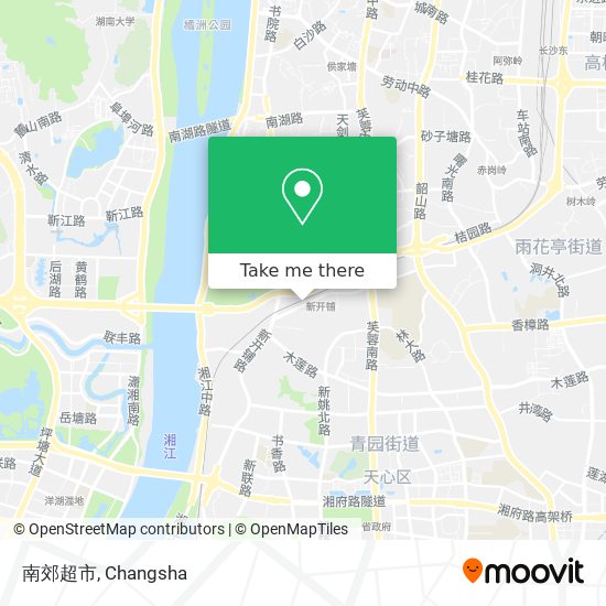 南郊超市 map