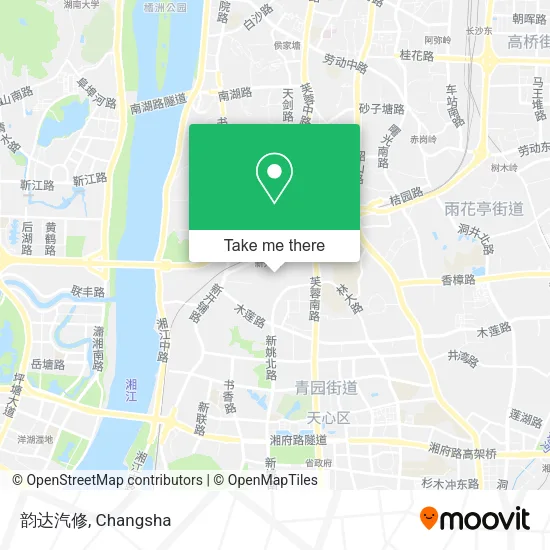 韵达汽修 map