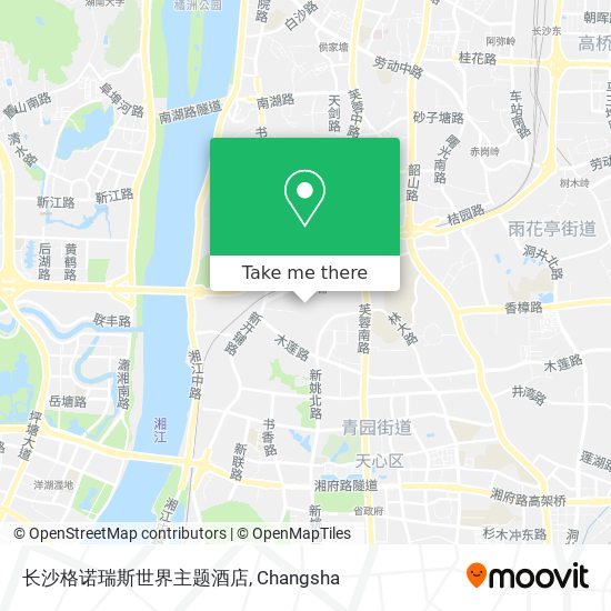 长沙格诺瑞斯世界主题酒店 map