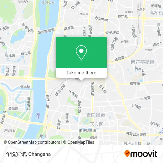 华悦宾馆 map