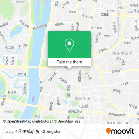 天心区蒋佑成诊所 map