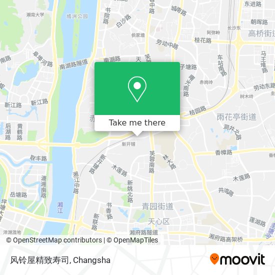 风铃屋精致寿司 map