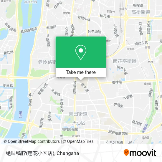 绝味鸭脖(莲花小区店) map