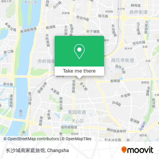 长沙城南家庭旅馆 map