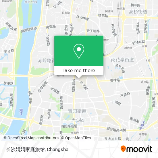 长沙娟娟家庭旅馆 map