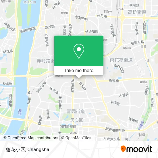 莲花小区 map