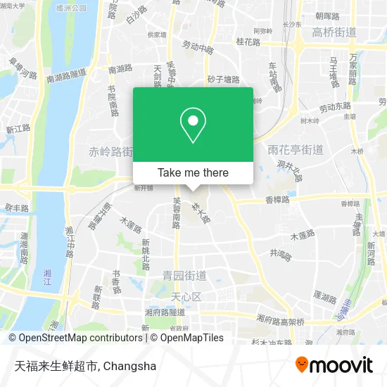 天福来生鲜超市 map