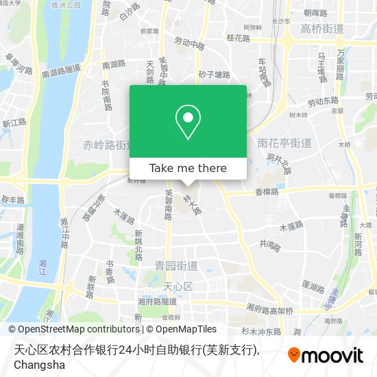 天心区农村合作银行24小时自助银行(芙新支行) map