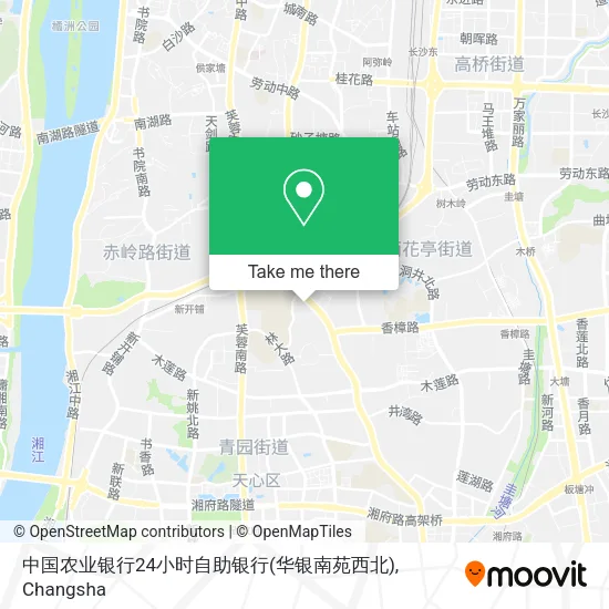 中国农业银行24小时自助银行(华银南苑西北) map