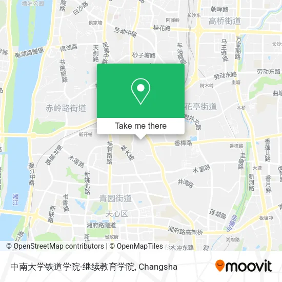 中南大学铁道学院-继续教育学院 map