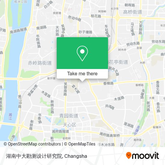 湖南中大勘测设计研究院 map