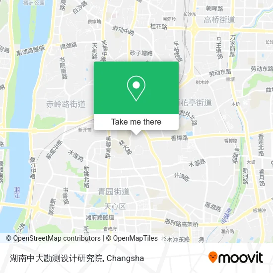 湖南中大勘测设计研究院 map