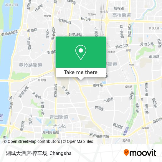 湘城大酒店-停车场 map