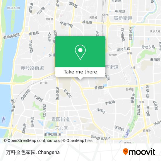万科金色家园 map