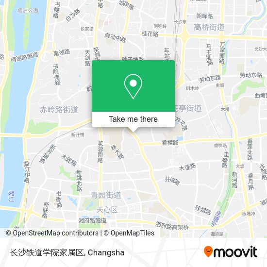长沙铁道学院家属区 map