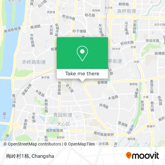 梅岭村1栋 map
