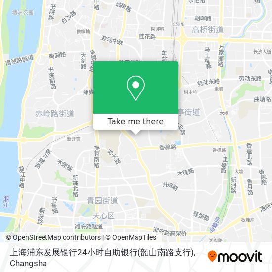 上海浦东发展银行24小时自助银行(韶山南路支行) map