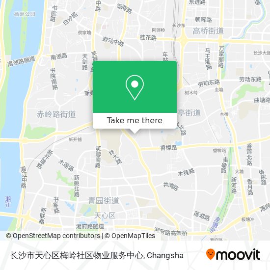 长沙市天心区梅岭社区物业服务中心 map