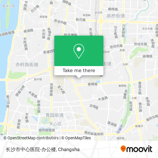 长沙市中心医院-办公楼 map