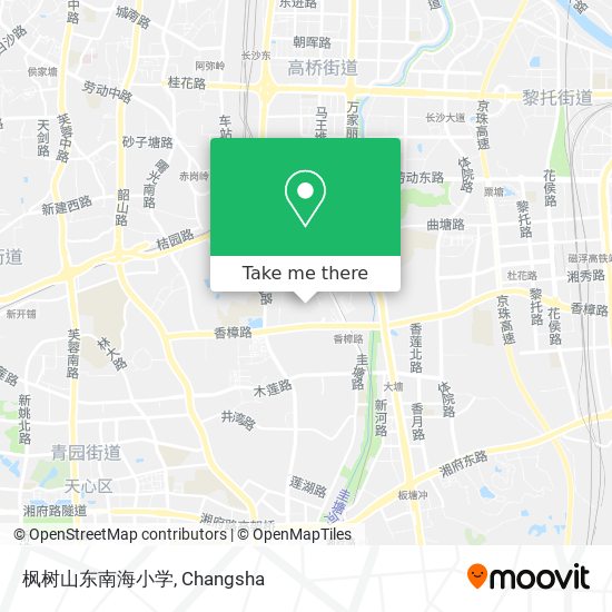枫树山东南海小学 map