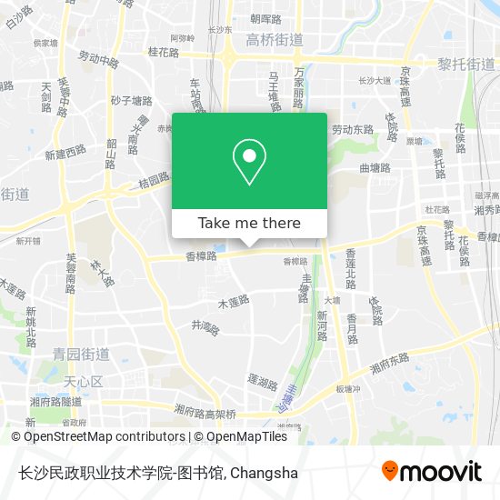 长沙民政职业技术学院-图书馆 map