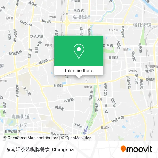 东南轩茶艺棋牌餐饮 map