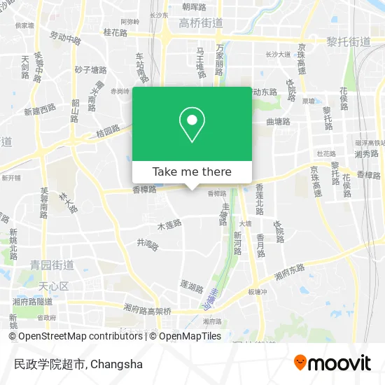 民政学院超市 map