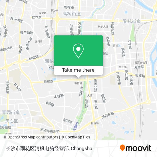 长沙市雨花区清枫电脑经营部 map