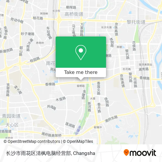 长沙市雨花区清枫电脑经营部 map