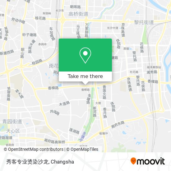 秀客专业烫染沙龙 map