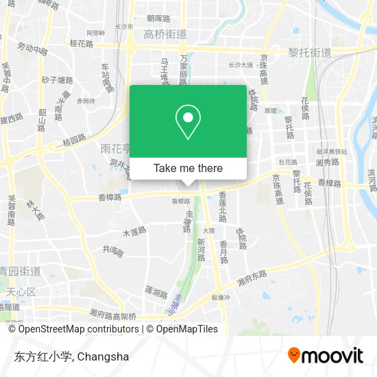 东方红小学 map