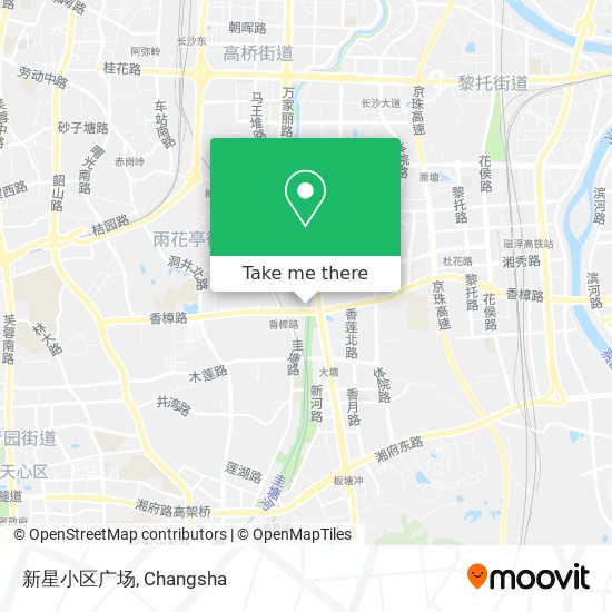 新星小区广场 map