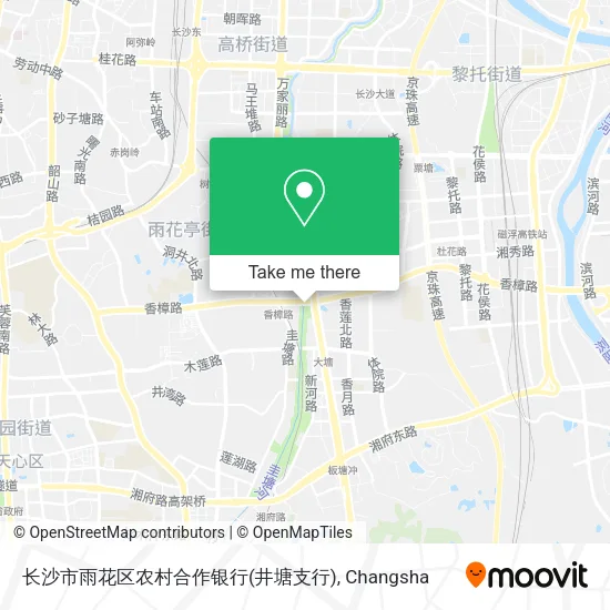 长沙市雨花区农村合作银行(井塘支行) map