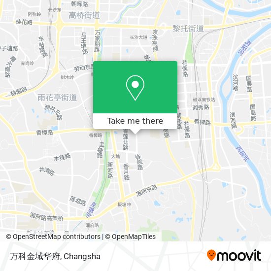 万科金域华府 map