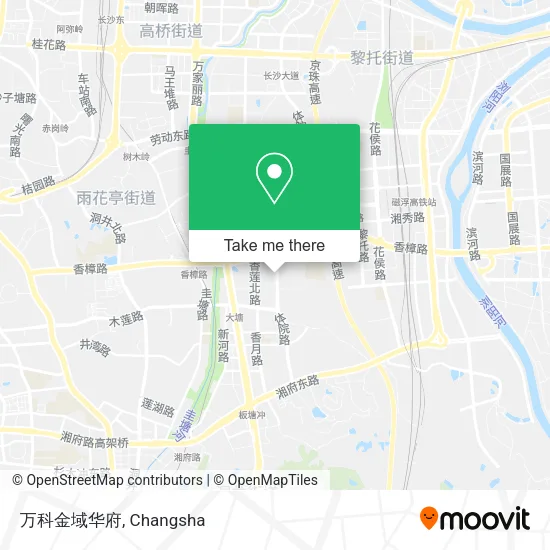 万科金域华府 map