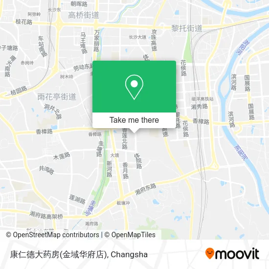 康仁德大药房(金域华府店) map