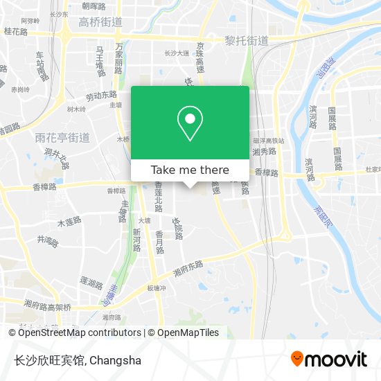 长沙欣旺宾馆 map