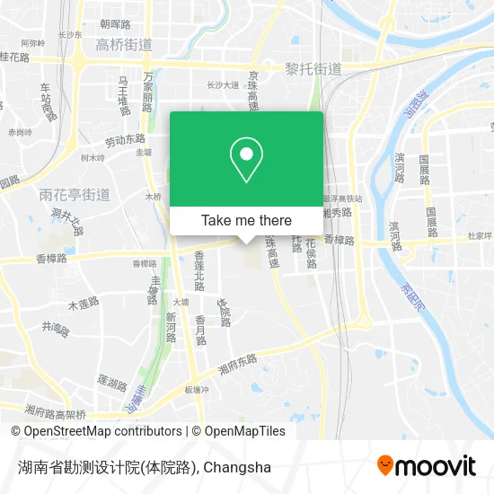 湖南省勘测设计院(体院路) map