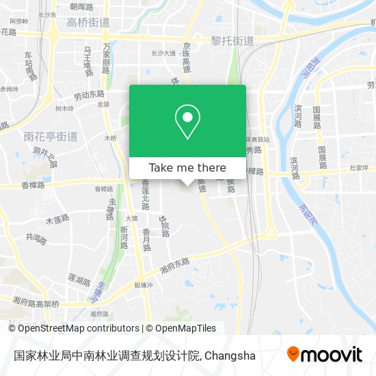 国家林业局中南林业调查规划设计院 map