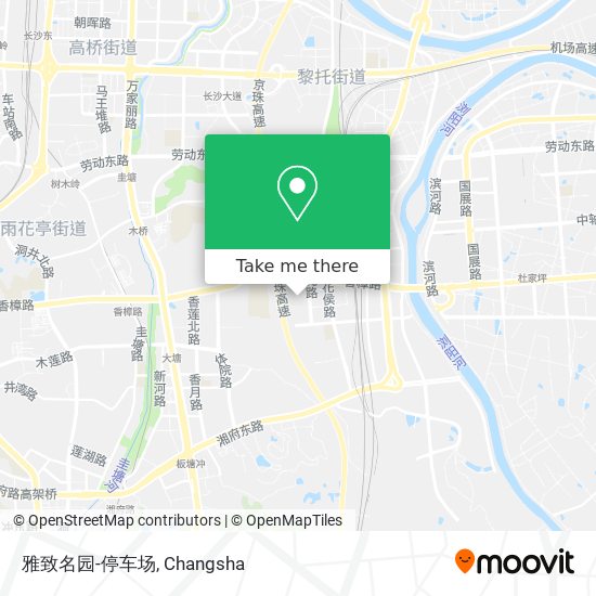 雅致名园-停车场 map