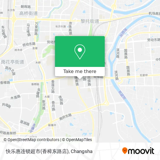 快乐惠连锁超市(香樟东路店) map