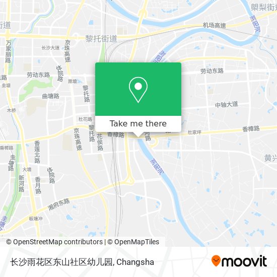 长沙雨花区东山社区幼儿园 map