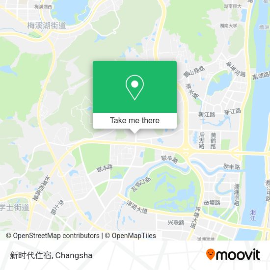 新时代住宿 map