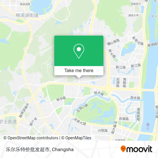 乐尔乐特价批发超市 map