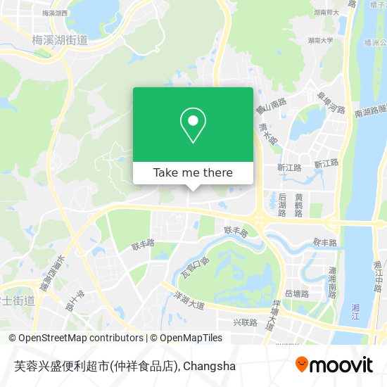 芙蓉兴盛便利超市(仲祥食品店) map