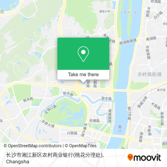 长沙市湘江新区农村商业银行(桃花分理处) map
