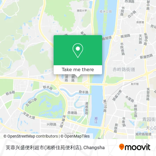芙蓉兴盛便利超市(湘桥佳苑便利店) map