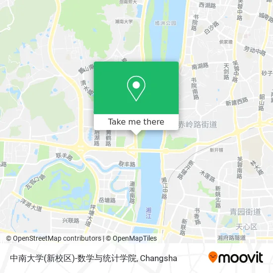 中南大学(新校区)-数学与统计学院 map
