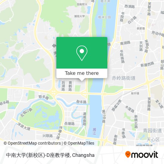 中南大学(新校区)-D座教学楼 map
