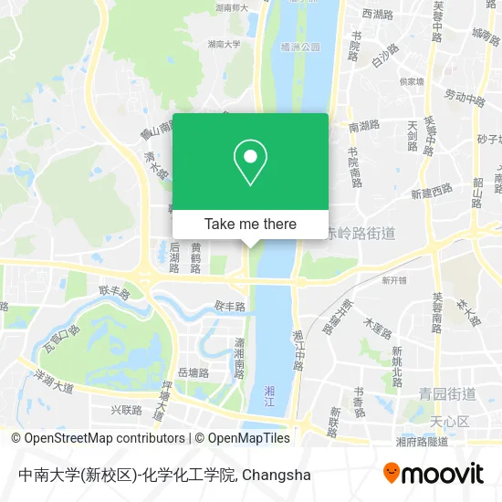 中南大学(新校区)-化学化工学院 map